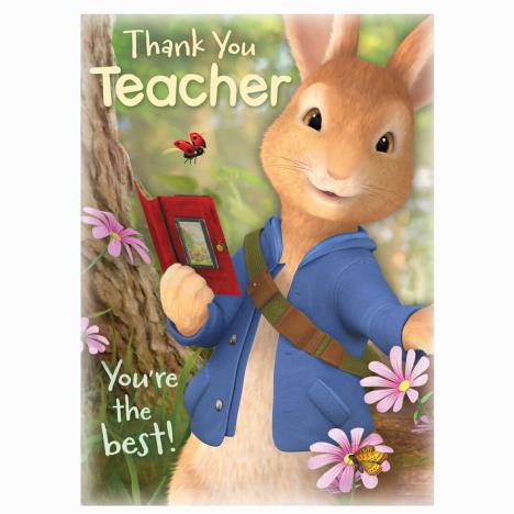 Peter Rabbit Thank You Teacher Card £1.60